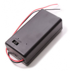 9V battery holder with switch